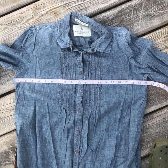 Anthropologie Maison Scotch Denim Dress - Picture 9 of 10